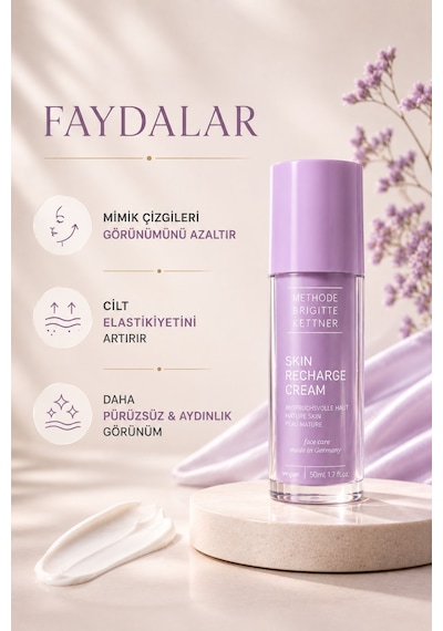Methode Brigitte Kettner Body Essentials Skin Recharge Cream 50 Ml Yenileyici & Enerji Veren Yüz Kremi