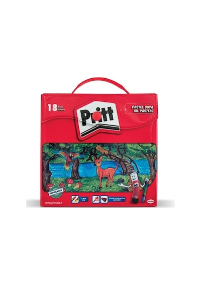 Pritt Çantalı Pastel Boya 18'li