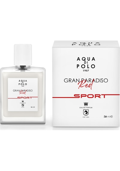 Aqua di Polo 1987 APCN000510 Gran Paradiso Red Sport EDP 50 ML Erkek Parfüm