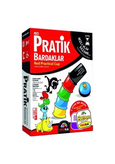 Kutulu Pratik Bardaklar Oyun