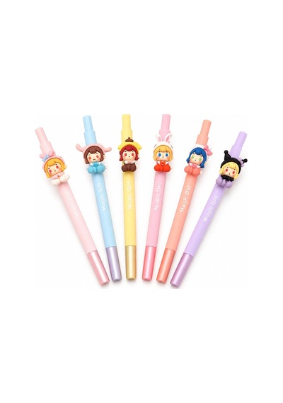 Magic Girl Jel Kalem, Sevimli Karakter Figürlü Tıklamalı Kalem, 0.5mm, Pastel Renkli, Kırtasiye Hediye Ürünü, Paketten Yalnızca 1 Adet Kalem Çıkmaktadır. Renk: Açık Pembe Magic Girl Jel Kalem, Sevimli Karakter Figürlü Tıklamalı Kalem, 0.5mm, Pastel Renkli, Kırtasiye Hediye Ürünü, Paketten Yalnızca 1 Adet Kalem Çıkmaktadır. Renk: Açık Pembe