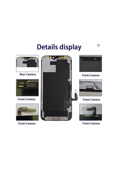 Apple iPhone Uyumlu 12 Pro A Kalite Ön Lcd Ekran Dokunmatik Sıvı Bandı Kırılmaz Tamir Seti Set