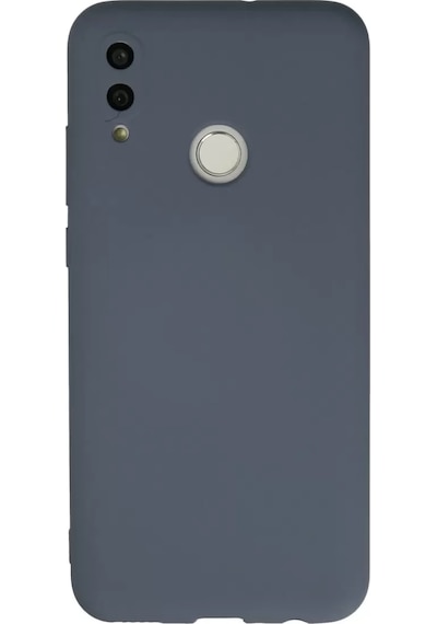 Newface Huawei P Smart 2019 Kılıf Nano İçi Kadife Silikon - Gri
