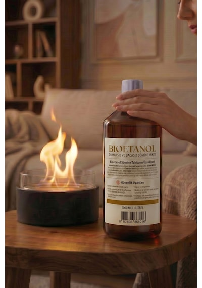 Technow 3000ml Kokusuz Ve Dumansız Yüksek Kaliteli Bioethanol Şömine Yakıtı 3 Litre