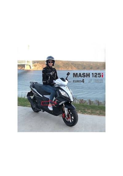 Mondial 125 Mash Ön Panel Sağ Dekor Kapak Siyah O R J İ N A L