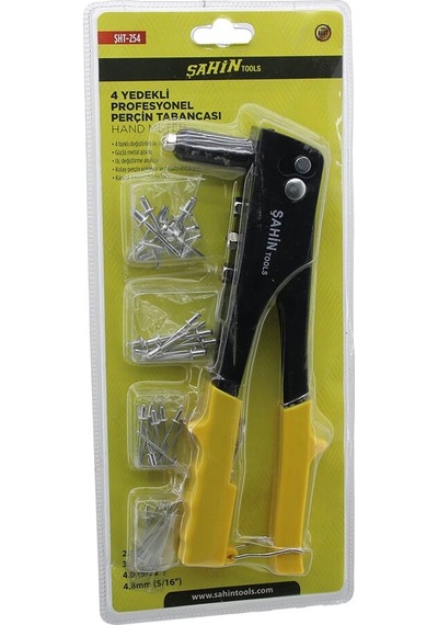 Perçin Tabanca Makine Seti 4 Boy Uç 2.4- 3.2 - 4 - 4.8 + 4 Boy Kalınlık X 10pcs 40pcs İğne