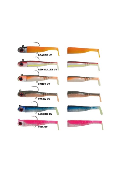 Seabor Lıly Shad 150gr 2+1 Silikon Yem Straw Uv