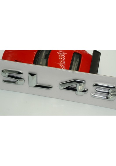 Benz SL 43 Bagaj Krom Metal 3M 3D Yazı Logo