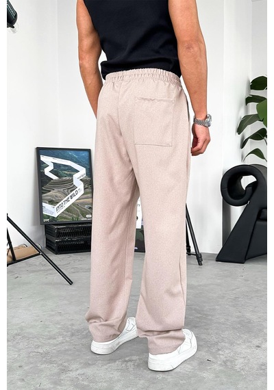 Taş Dokulu Soft Jogger Pantolon Taş