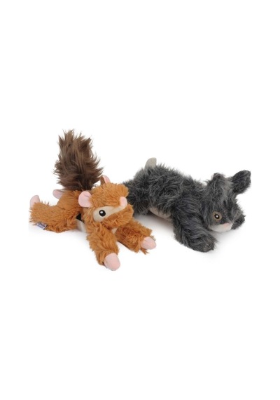 Camon Sesli Tavşan Ve Sincap Şekilli Eğlenceli Köpek Isırma Oyuncak 20 Cm