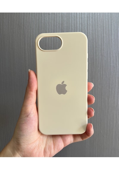 Apple Uyumlu iPhone 16e Logolu İçi Kadife Silikon Lansman Kılıf