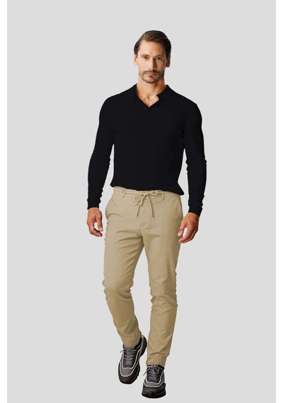 İgs Bej Premium Jogger Erkek Pantolon Dynamic Fit-26055