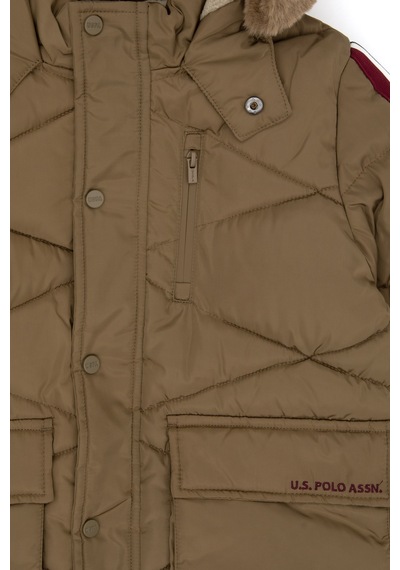 U.s. Polo Assn. Erkek Çocuk Haki Kaban 50310499-vr027 Haki