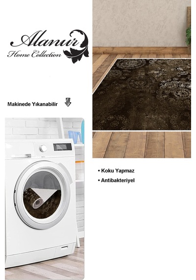 Dekoreko Kaymaz Taban Djt Salon Halısı Trend Modern 1999 Kahve