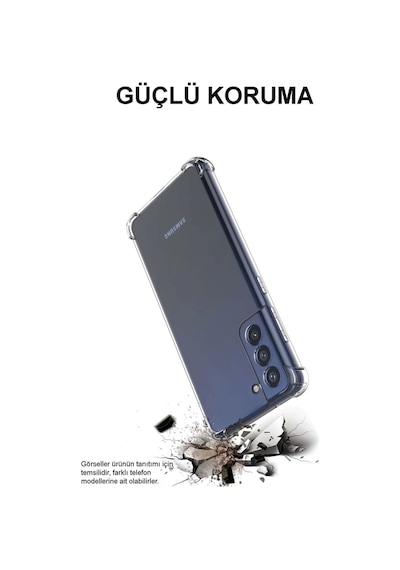 Realme 11 Pro 5g Kapak Kamera Korumalı Airbag Antishock Köşe Korumalı Şeffaf Silikon Kılıf