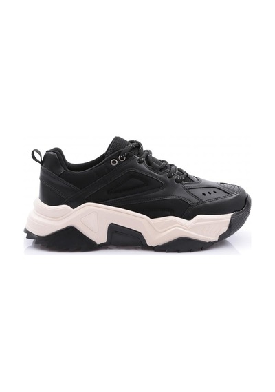 Dgn 65118 Kadin Bağcikli Sneaker Ayakkabi 65118-2027-R1534 Siyah