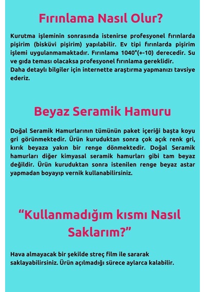 8,7 Kg Seramik Hamuru Kil Çamuru, 8li Ebeşuar Modelaj Kalemi Epeşuar, Oyun Hamuru