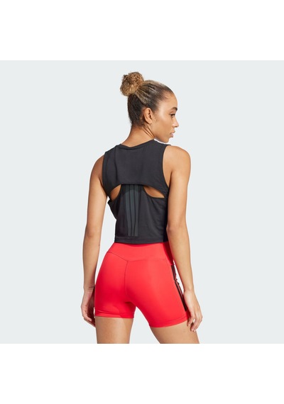 Black Adidas Kadın Günlük Atlet Boxy Tank 3s Jj3501 Siyah