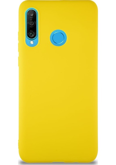Huawei P30 Lite Kilif Soft Premier Renkli Silikon Kapak 496039112