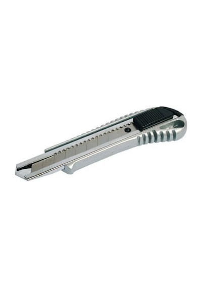 Lüks Metal Maket Bıçağı Falçata + 10 Adet Yedek Uç Büyük Boy