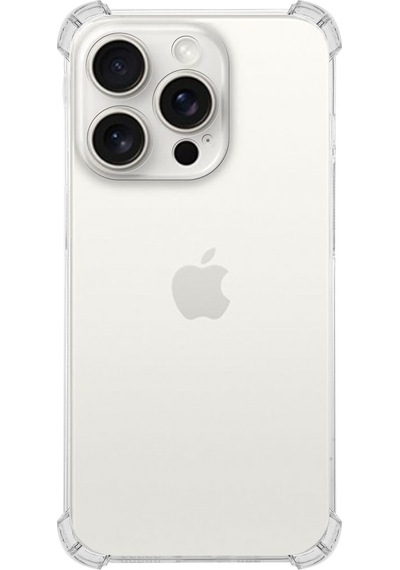 Apple Uyumlu iPhone 15 Promax Kapak Kamera Korumalı Airbag Antishock Köşe Korumalı Şeffaf Silikon Kılıf