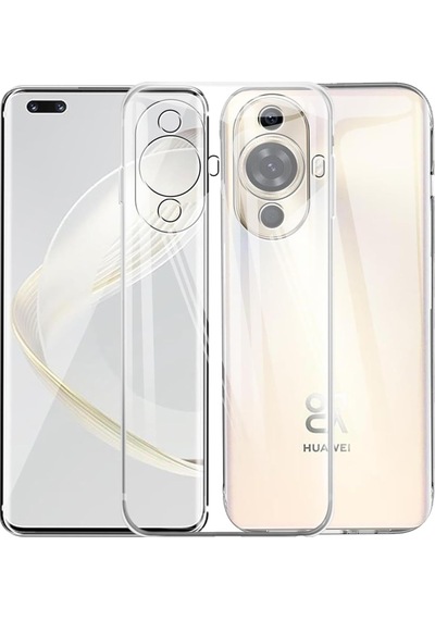 Huawei Nova 12s İle Uyumlu Kılıf Şeffaf Kamera Korumalı Esnek Silikon Telefon Kılıfı Kapak