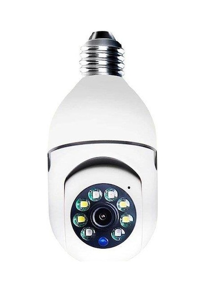 Sepetinegelsin Wifi 360 Panoramik Ampul Kamera Gece Görüş Ses Akıllı Hareket Algılayıcı