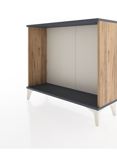 Arges Şifonyer 88x30x80 Çam-antrasit Çam