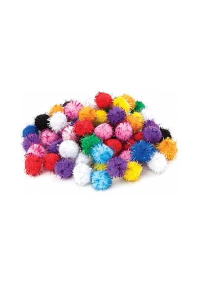 Puti Pon Pon Metalik 30 Mm 4490 Çok Renkli