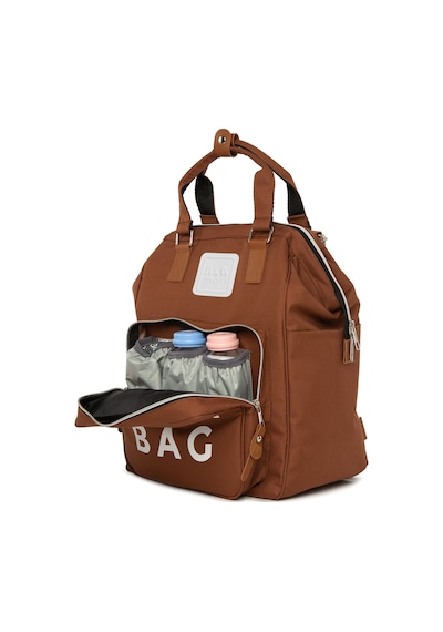 Bagmori Baby Bag Baskılı Cepli Anne Bebek Bakım Sırt  Çantası