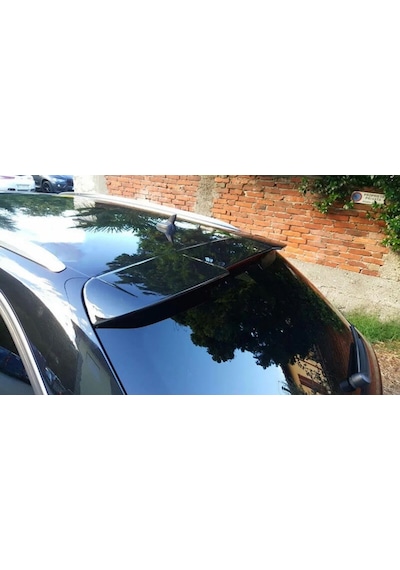 Audi A4 B8 Allroad Cam Üstü Spoyler 2008 2015 Parlak Siyah