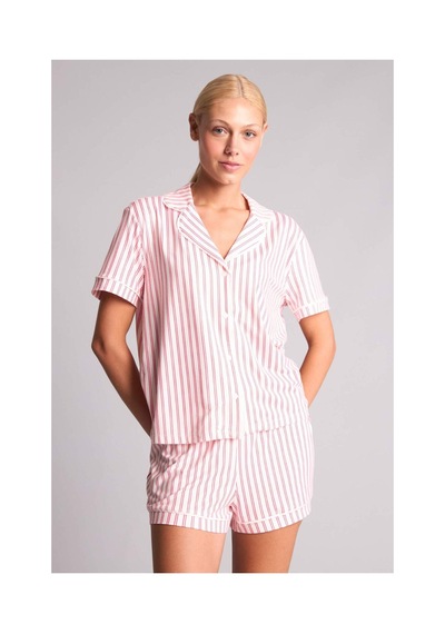Defacto Regular Fıt Kısa Kollu 2li Softshell Kırmızı Pijama Takımı I3489ax26aurd197 Kırmızı-rd197