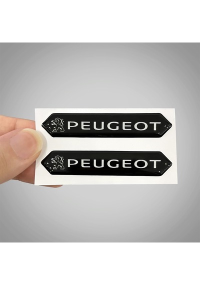 Peugeot 3D Arma Sticker Yapıştırma 2 Adet