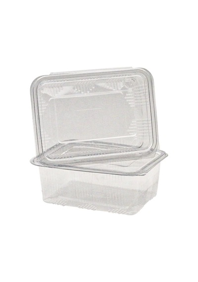 Kullan At Tek Kullanımlık Plastik Sızdırmaz Kapaklı Kap Kase Saklama Kabı 750 Gr Cc 100 Adet Şeffaf