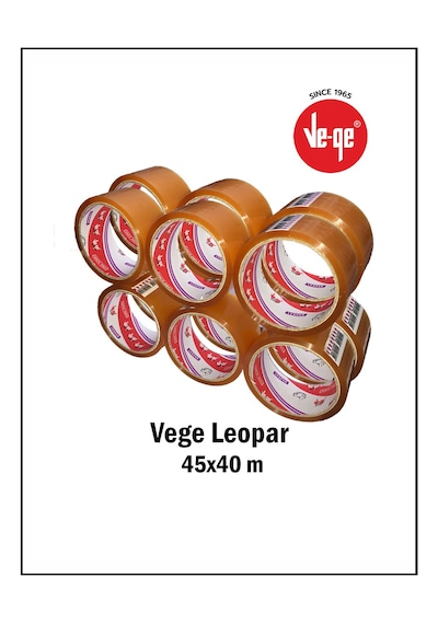 Vege Koli Bantı Leopar 45x40 Şeffaf Diğer