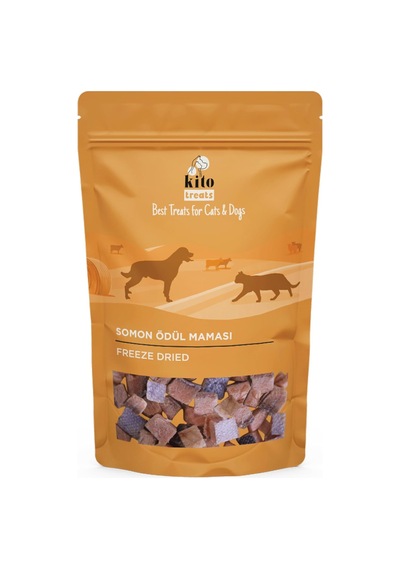 Kito Freeze Dried Somon Köpek Ödül Maması%100 Doğal, Glutensiz 30 Gr Dog Treat
