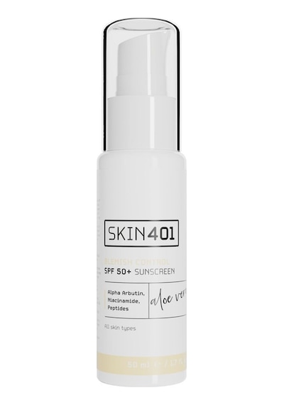 Skin401 Spf 50+ Leke Karşıtı Aloe Vera Nemlendiricili Güneş Kremi 50ml