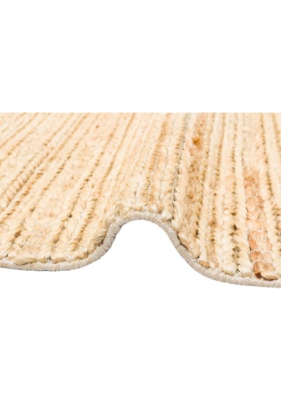 Eko Halı Netra Trıple Cream Xw Farklı Örgü Dokusuna Sahip El Dokuma Naturel Jüt Hasır Halı - 170X240