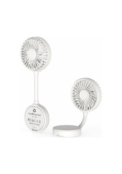 Volkano Manyetik Fan Şarz Edilebilir 3 Kademeli Mıknatıslı Safe Telefon Tutuculu Magsafe Fan Magnetic Holder Vk-300 Beyaz