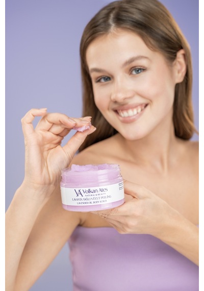 Volkan Ates Natural & Beauty Lavanta Yağlı Vücut Peeling Body Scrub 250 ML