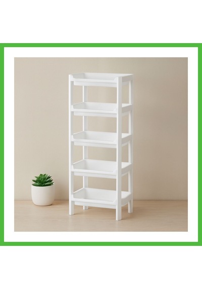Vaveni 5 Katlı Geniş Sepet Raf Organizer 355x220x870 Mm Arz Çok Renkli