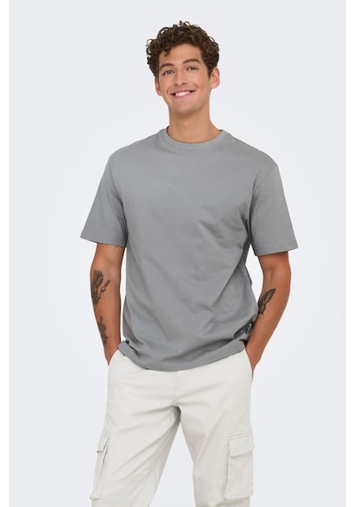 Only & Sons Onsfred % 100 Pamuk Relaxed Fit Bisiklet Yaka T Shirt Erkek T Shirt 22022532 Füme Only & Sons Onsfred % 100 Pamuk Relaxed Fit Bisiklet Yaka T Shirt Erkek T Shirt 22022532 Füme