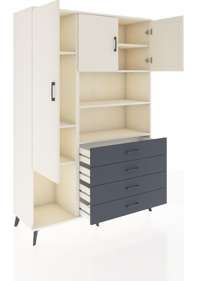 Hyperion Dolap 7 Raflı 4 Çekmeceli 3 Kapaklı 132x44x195 Aytaşı-aytaşı/antrasit Aytası/antrasıt Hyperion Dolap 7 Raflı 4 Çekmeceli 3 Kapaklı 132x44x195 Aytaşı-aytaşı/antrasit Aytası/antrasıt