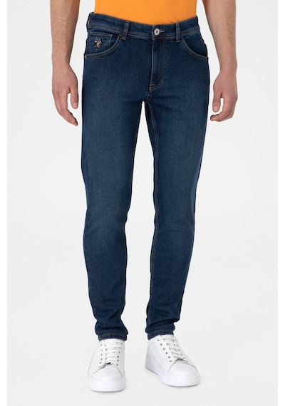 U.S. Polo Assn. Erkek Mavi Slim Fit Jean Pantolon 50308269-DN0030 U.S. Polo Assn. Erkek Mavi Slim Fit Jean Pantolon 50308269-DN0030