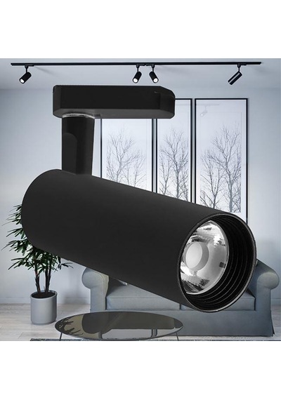 30 Watt Driverlı Ray Spot Siyah Kasa Monofaze Günışığı 3000-3200k