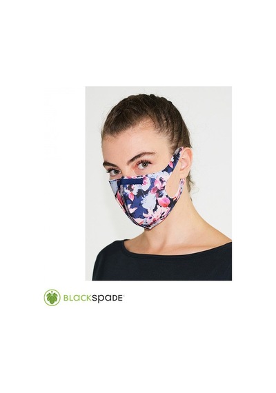 Blackspade Unisex Koruyucu Maske Çiçek Desen