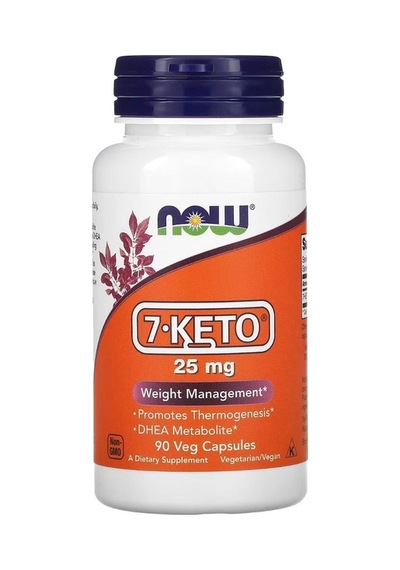 Now 7-keto, 25 Mg, 90 Veg Kapsül