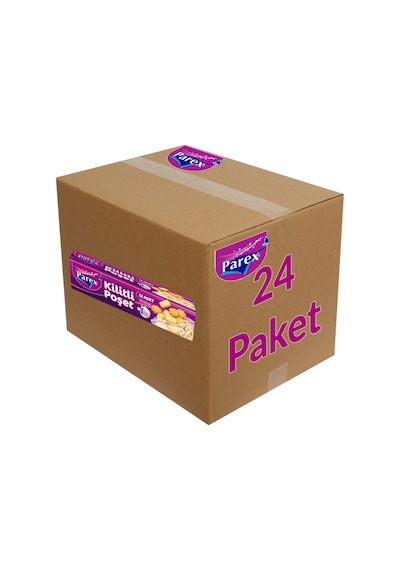 Kilitli Buzdolabı Poşeti Küçük Boy 12'li 20 X 25 Cm 24 Paket 1 Koli