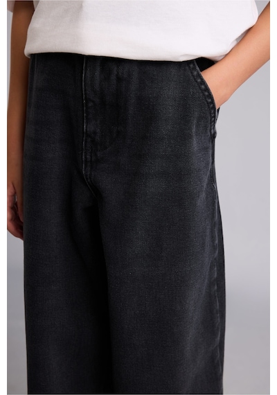 Defacto Baggy Fıt Jean Pantolon Kız Çocuk I1879a826aunm40 Siyah-nm40