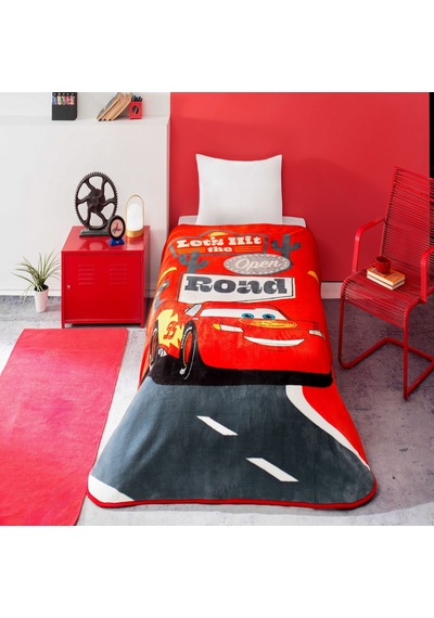 Lisanslı Disney Cars Road Tek Kişilik Battaniye 000000001000049685 Çok Renkli